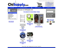 Tablet Screenshot of chisupply.com